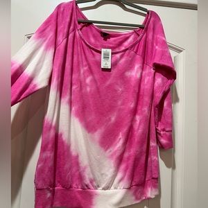 Long sleeve tie dye shirt from Torrid. 2xl